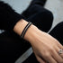 Schwarz | 18 Karat Roségold | Amici Armband
